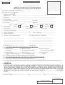 Application Form For A Fiji Passport