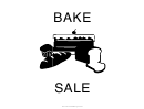 Bake Sale Sign Template