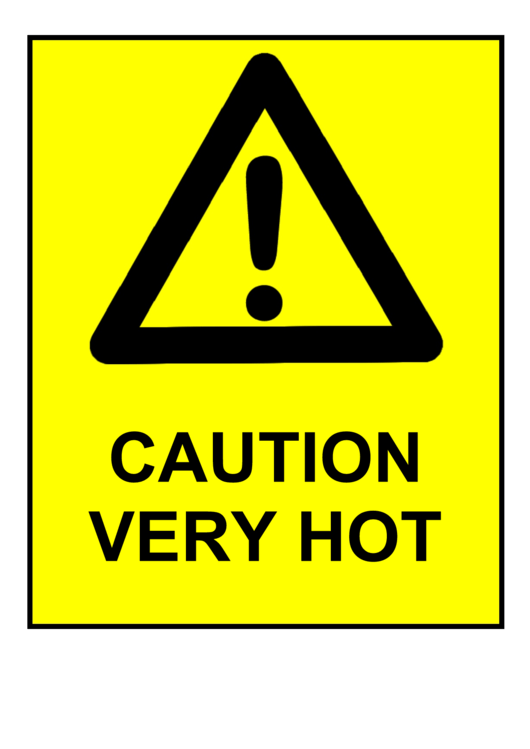 Very Hot Sign Printable pdf