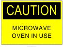 Microwave Over Use
