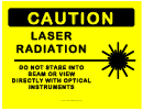 Laser Radiation Sign