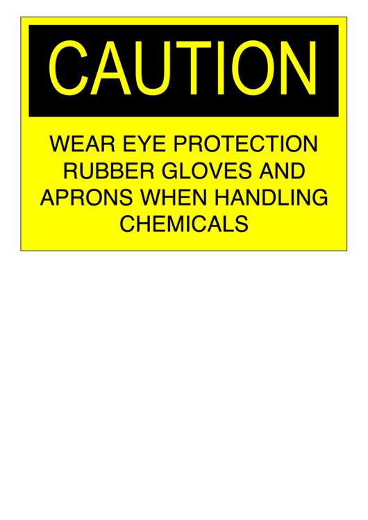 Eye Protection Sign Printable pdf