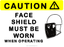Face Shield Sign