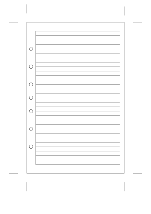 Planner Page Template