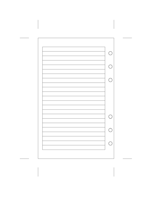 Planner Page Template