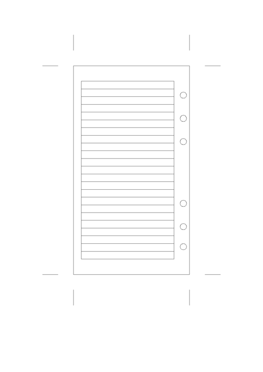 Planner Page Template Printable pdf