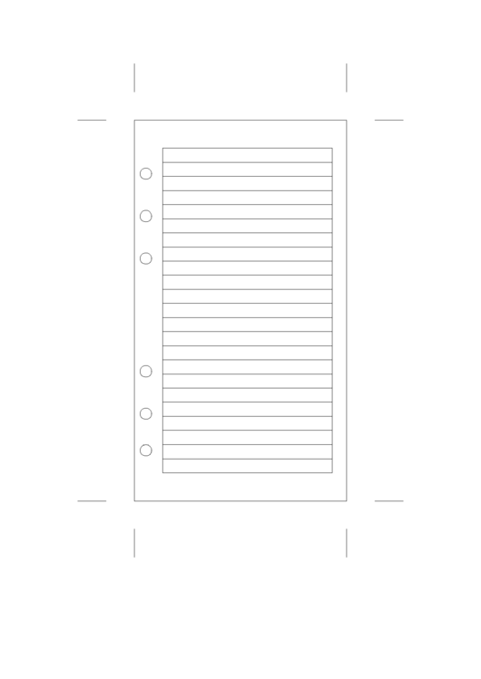 Planner Page Template Printable pdf