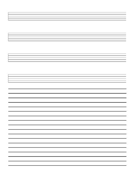 Blank Sheet Music Printable pdf
