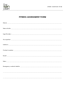 Fitness Assessment Form