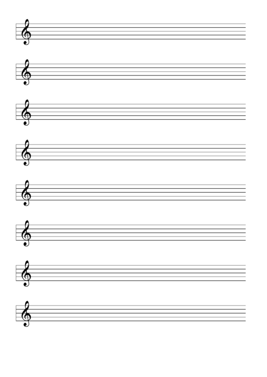 Blank Sheet Music printable pdf download