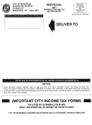 Mansfield Income Tax Return Packet Printable pdf