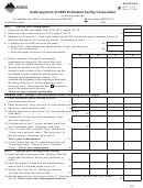 Montana Form Clt-4-ut - Underpayment Of 2005 Estimated Tax By Corporation