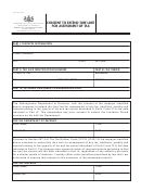 Form Dct -66 - Consent To Extend Time Limit For Assessment Of Tax