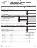 Form Ct-43 - Claim For Special Additional Mortgage Recording Tax Credit - State Of New York