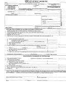 Form Ir - City Of Niles Income Tax Form