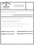 Form Ss-4479 - Statement Of Resignation Of Registered Agent For Limited Partnership June 2000