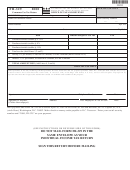 Form Fr-329 - Consumer Use Tax Return - 2000