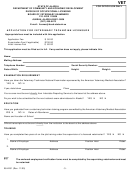 Form 08-4251 - Application For Veterinary Technician Licensure - Department Of Community And Economic Development