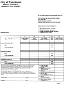 Rental-tangible Property Tax Report Form - City Of Tuscaloosa