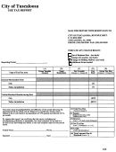 Use Tax Report Form - City Of Tuscaloosa