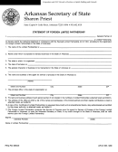 Form Lpf-01 - Statement Of Foreign Limited Parthership