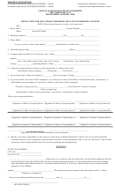 Application For 2nd And/or Temporary Real Estate Broker's License Form - 1999-2000