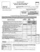 Sales / Use Tax Return Form - Walker County