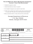 Form 525 -tv - 2001- Electronic Payment Voucher