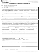 Verification Of License/registration Form - 2000