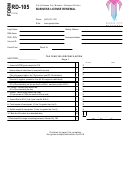 Form Rd-105 - Business License Renewal - 2014