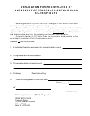 Application For Registration Of Amendment Of Trademark-service Mark State Of Idaho Form