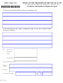 Form F0123 - Certificate Of Resignation Of Registered Agent