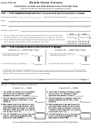 Form Ptr-1b - Verification Of 2004 And 2005 Mobile Home Park Site Fees