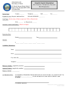 Form Crcard1999.01 - Credit Card Checklist - 2000