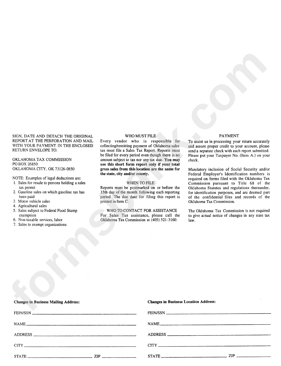 Form Sts0001-01-00-Bt - Taxpayer Copy/work Sheet