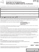Form Dtf-83 - 2007 - Application For Qualified Empire Zone Enterprise Sales Tax Certification