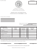 Prepaid Local Taxon Motor Fuel Floor Stock As Of December 31, 2007 Form - State Of Georgia Department Of Revenue