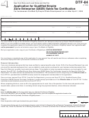 Form Dtf-84 - Application For Qualified Empire Zone Enterprise Sales Tax Certification