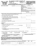 Form Ir - Individual Income Tax Return Form (2001) - Hamilton Income Tax Bureau