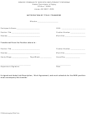 Senior Employment Program - Notification Of Title V Transfer Form - Alaska Commission Of Aging