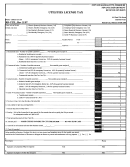Form Td-util - 2007 - Utilites License Tax - Missouri Finance Department Revenue Devision