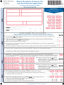 Maine Residents Property Tax And Rent Refund Application Form - 2010
