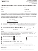 Form L -0740 - Application To Suspend The Filing Of Employer's Quarterly Contribution Reports