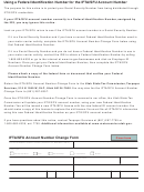 Form Tc-907 - Ifta/sfu Account Number Change