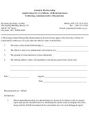 Limited Partnership Application For Certificate Of Reinstatement - Wyoming Secretary Of State