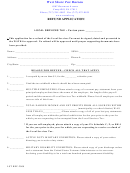 Form Lst Ref- Refund Application - Local Services Tax - 2008 Printable pdf