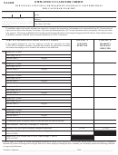Form Nj-2450 - Employee's Claim For Credit - 2007