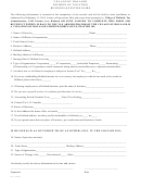 Village Of Holland Division Of Taxation Business Questionnaire Form