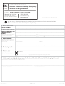 Form Dl 51-09 - Kansas Limited Liability Company Articles Of Organization