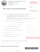 Form Wv/brw-01 - Brewer / Importer / Manufacturer Barrel Tax Return